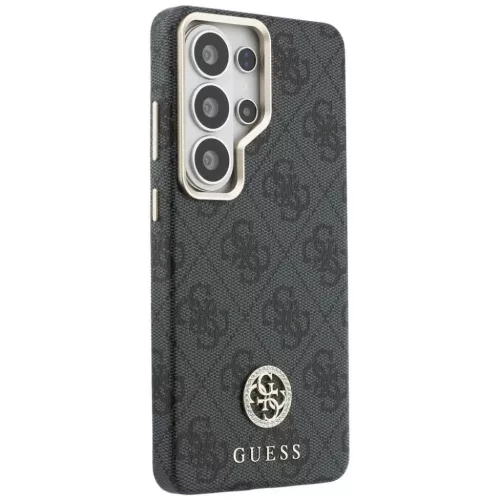  Samsung Galaxy S26 Ultra Fekete Guess PU bőr 4G Strassz Logó Arany -3666339613358 4 kép