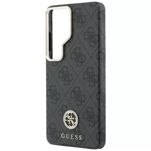  Samsung Galaxy S26 Ultra Fekete Guess PU bőr 4G Strassz Logó Arany -3666339613358 6 kép