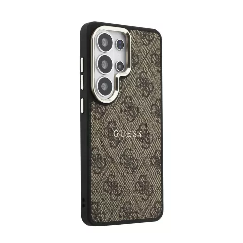  Samsung Galaxy S26 Ultra Barna Guess PU Leather 4G Arany Keretes Mág-3666339614119 4 kép