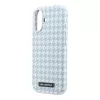  iPhone 17 kék Karl Lagerfeld PU Houndstooth Resin Plate MagSafe tok-3666339625818 10 kép