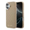  iPhone 17 Bézs Karl Lagerfeld PU Perforated Gold Dots MagSafe tok