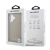  iPhone 17 Bézs Karl Lagerfeld PU Perforated Gold Dots MagSafe tok-3666339626037 7 kép