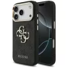 iPhone 18 Pro fekete Guess PU bőr tok 4G fém logóval és arany ker-3666339650988 1 kép