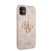 iPhone 11 Guess GUHCN614GMGPI Big Metal Logo tok 4G pink-3666339006662 2 kép