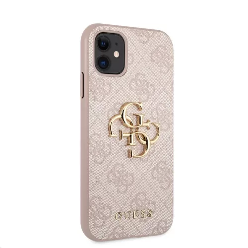 iPhone 11 Guess GUHCN614GMGPI Big Metal Logo tok 4G pink-3666339006662 2 kép