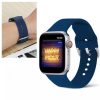 Apple Watch 4/5/6/7/8/SE (38/40/41mm) szilikon csatos óraszíj éjké- 2 kép