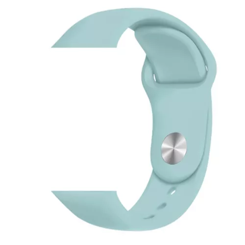 Apple Watch (38/40/41mm) szilikon óraszíj menta színű Alphajack- 5 kép