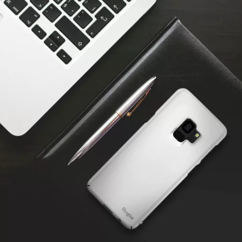 Ringke Slim Ultravékony PC tok Samsung S9 fehér-8809583847758 7 kép