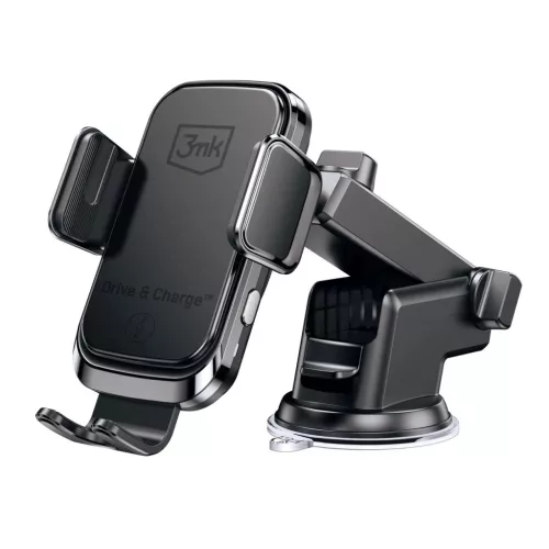 3mk Drive & Charge autós telefontartó rácsra/szélvédőre/műszerf-5903108487139 4 kép
