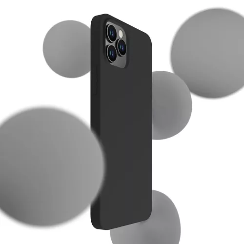 3mk Szilikon tok iPhone 12 / iPhone 12 Pro - fekete-5903108499019 2 kép