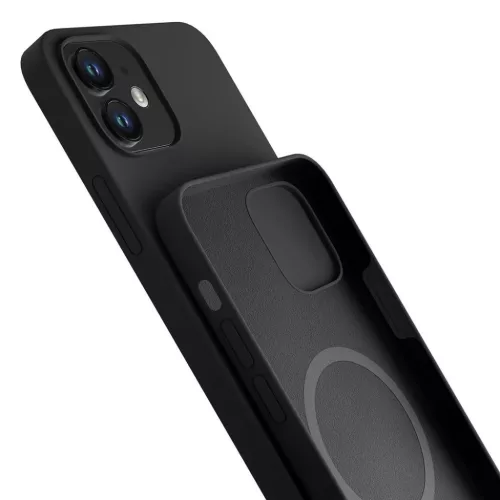 3mk Szilikon tok iPhone 12 / iPhone 12 Pro - fekete-5903108499019 5 kép