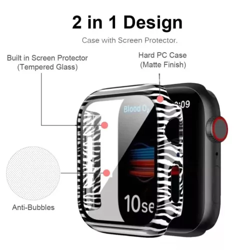 Apple Watch 40mm tok mintával + üvegfólia- 4 kép
