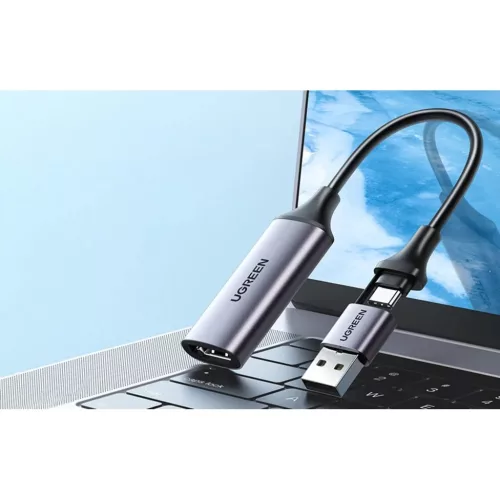 HDMI Rögzítőkártya / Grabber Ugreen CM489, 4K 60Hz, USB + USB-C-6957303841899 3 kép