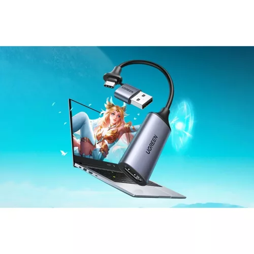 HDMI Rögzítőkártya / Grabber Ugreen CM489, 4K 60Hz, USB + USB-C-6957303841899 7 kép