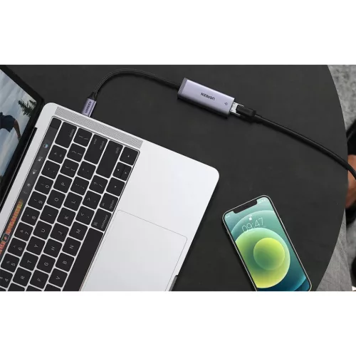 UGREEN CM483 USB-C RJ45 hálózati adapter (szürke)-6957303843220 3 kép