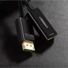 Ugreen HDMI - DisplayPort átalakító adapter 1080p 60Hz 12 bit feket-6957303843626 10 kép