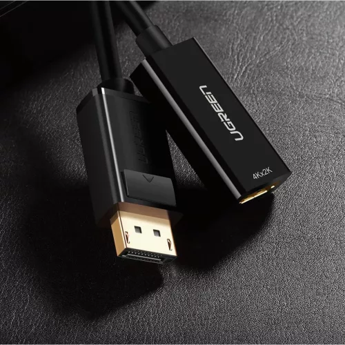 Ugreen HDMI - DisplayPort átalakító adapter 1080p 60Hz 12 bit feket-6957303843626 10 kép
