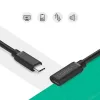 Ugreen USB Type-C 3.1 apa - USB Type-C 3.1 anya kábelhosszabbító 0.-6957303845743 3 kép