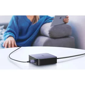 UGREEN 200 W-os hálózati töltő, 2xUSB-A, 4xUSB-C, GaN (fekete) 409-6941876221448 2 kép