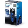 SENCOR SMS 4011BL akkumulátoros villanyborotva 3 lengő borotvafejjel-8590669189656 3 kép