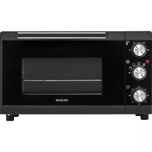 Sencor SEO 2000BK mini sütő 20 l 1650 W, fekete-8590669305797 3 kép