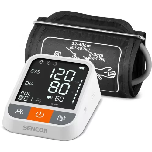 SENCOR SBP 1500WH felkaros vérnyomásmérő Bluetooth és Wi-Fi kapcs-8590669352975 2 kép