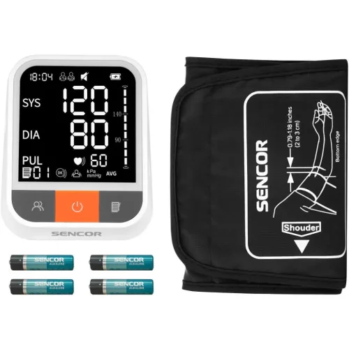 SENCOR SBP 1500WH felkaros vérnyomásmérő Bluetooth és Wi-Fi kapcs-8590669352975 4 kép