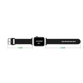 Apple Watch 4/5/6/7/8/SE/Ultra (42/44/45/49mm) szilikon csatos órasz�- 2 kép