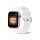 Apple Watch 4/5/6/7/8/SE/Ultra (42/44/45/49mm) szilikon csatos óraszíj fehér Alphajack