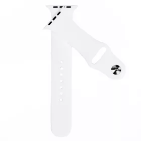 Apple Watch (42/44/45/49mm) szilikon óraszíj fehér színű Alphajac- 1 kép