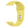 Apple Watch (42/44/45/49mm) szilikon óraszíj sárga színű Alphajac- 1 kép