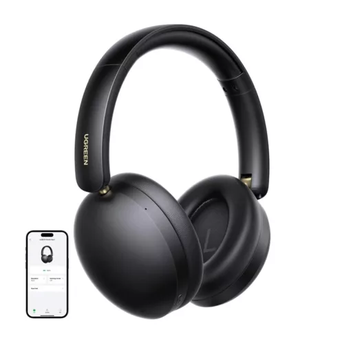 Ugreen Studio Max2 Over-Ear Headphones, Bluetooth 5.4 (Black)-6941876240180 3 kép