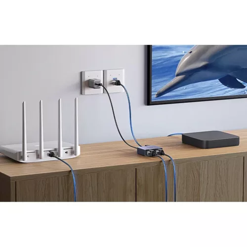 Ugreen Gigabites Ethernet Elosztó Adapter NW301 (1x2)-6941876243112 6 kép