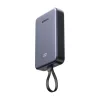 Powerbank 20000mAh Ugreen PB505, USB + USB-C, beépített kábel, 20W -6941876247622 3 kép