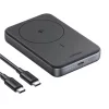 Magnetic Power Bank Ugreen 10000 mAh magsafe fekete-szürke