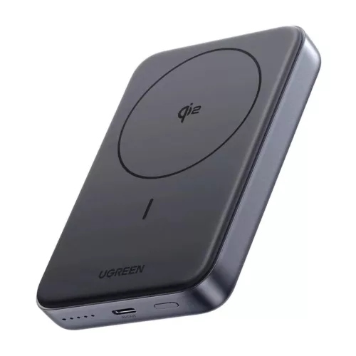 Magnetic Power Bank Ugreen 10000 mAh magsafe fekete-szürke-6941876247639 3 kép