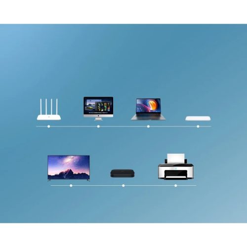 Ugreen Ethernet kábel RJ45 Cat 6 1000Mbps 1m fekete (50173 NW102)-6957303851737 2 kép