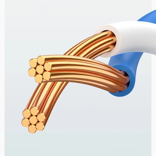 Ugreen Ethernet kábel RJ45 Cat 6 1000Mbps 1m fekete (50173 NW102)-6957303851737 5 kép