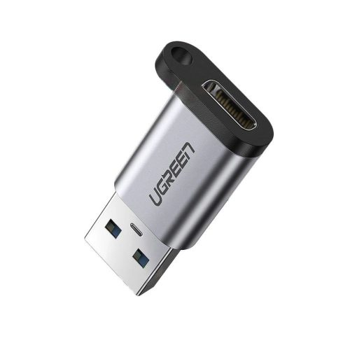 USB C (female) - USB (male) adapter Ugreen US276 USB 5Gb/s - szürke-6957303804047 4 kép