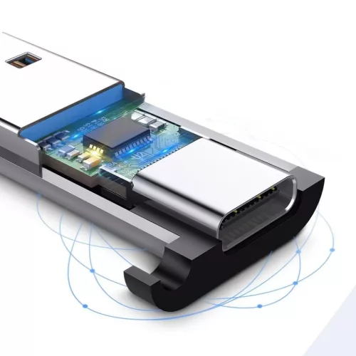 USB C (female) - USB (male) adapter Ugreen US276 USB 5Gb/s - szürke-6957303804047 3 kép