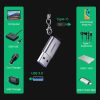 USB C (female) - USB (male) adapter Ugreen US276 USB 5Gb/s - szürke-6957303804047 7 kép