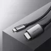 Ugreen kábel HDMI kábel - USB Type C 4K 60 Hz 1,5 m fekete-szürke (-6957303855704 10 kép