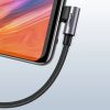 Ugreen USB/USB Type-C kábel döntött fejjel 3A 1m szürke-6957303859412 6 kép