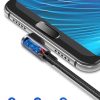 Ugreen USB/USB Type-C kábel döntött fejjel 3A 1m szürke-6957303859412 9 kép