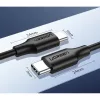 UGREEN USB-C - USB-C 0,5 m-es kábel (fekete)-6957303859962 3 kép