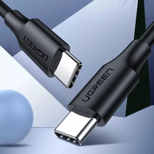 Ugreen US286 USB-C - USB-C PD QC 3A 480Mb/s kábel 1.5m - fekete-6957303859986 3 kép