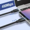 Ugreen US286 USB-C - USB-C PD QC 3A 480Mb/s kábel 1.5m - fekete-6957303859986 7 kép