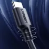 Ugreen US286 USB-C - USB-C PD QC 3A 480Mb/s kábel 1.5m - fekete-6957303859986 9 kép
