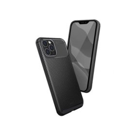 iPhone 12 Pro MAX UNIQ Hexa szilikon tok fekete