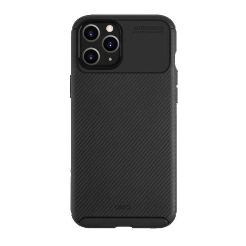 iPhone 12 Pro MAX UNIQ Hexa szilikon tok fekete-8886463674895 2 kép